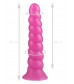 Розовая винтообразная анальная втулка - 26 см.