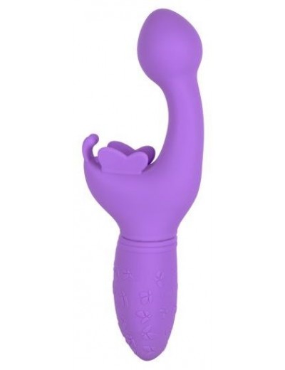 Фиолетовый вибратор-кролик Rechargeable Butterfly Kiss