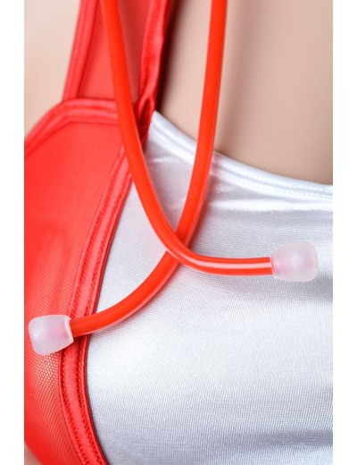 Игровой костюм медсестры: платье,головной убор и стетоскоп