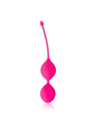 Розовые вагинальные шарики Cosmo с хвостиком