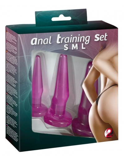 Набор из 3 анальных пробок Anal Training Set