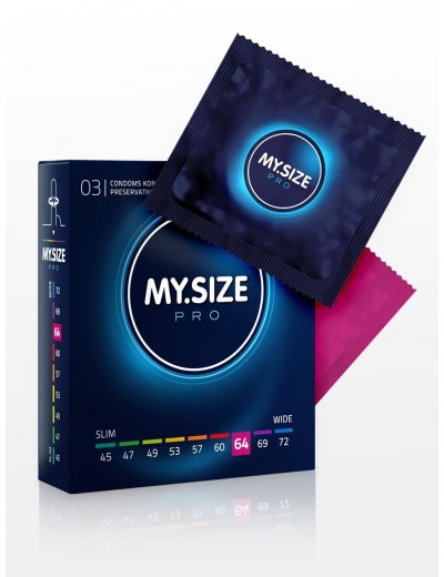 Презервативы MY.SIZE размер 64 - 3 шт.