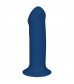 Синий фаллоимитатор двойной плотности Hitsens 1 - 17,7 см.