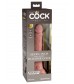 Телесный фаллоимитатор 7  Silicone Dual Density Cock - 21 см.