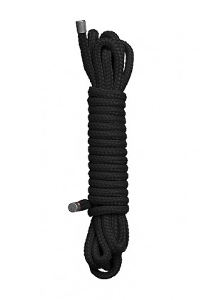 Черная веревка для бандажа Japanese rope - 10 м.