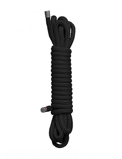 Черная веревка для бандажа Japanese rope - 10 м.