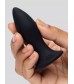 Черная анальная вибропробка Sensation Rechargeable Vibrating Butt Plug - 8,9 см.