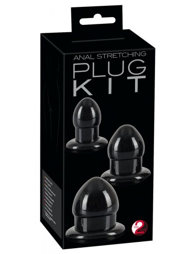 Набор растягивающих анальный вход пробок Anal Stretching Plug Kit