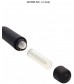 Черный стимулятор уретры с вибрацией Silicone Vibrating Bullet Plug With Beaded Tip