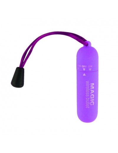 Фиолетовая вибропулька со шнурком