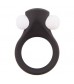 Чёрное эрекционное виброкольцо LIT-UP SILICONE STIMU RING 2 BLACK