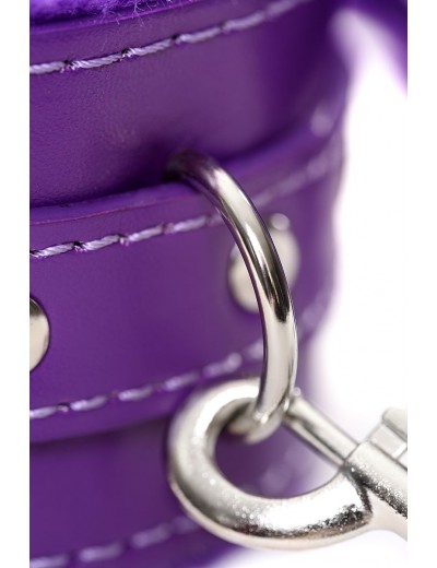 Фиолетовый набор БДСМ «Накажи меня нежно» с карточками