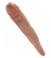 Двусторонний кофейный дилдо 16  Tapered Double Dildo - 40,6 см.