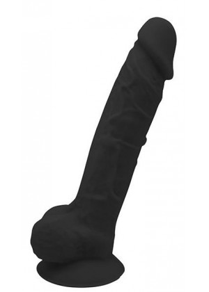 Черный реалистичный фаллоимитатор 7INCH BLACK - 16,5 см. 