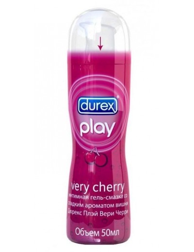 Интимная гель-смазка DUREX Play Very Cherry с ароматом вишни - 50 мл.