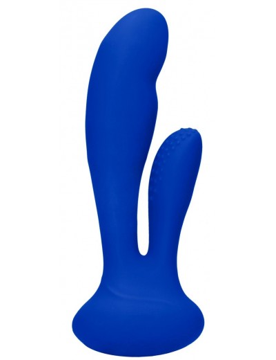 Синий вибратор G-Spot and Clitoral Vibrator Flair - 17,5 см.