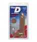 Фаллоимитатор-мулат The D Perfect D 8  Caramel - 20,3 см.