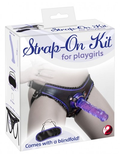 Женский страпон Strap-on Kit for Playgirls - 19 см.