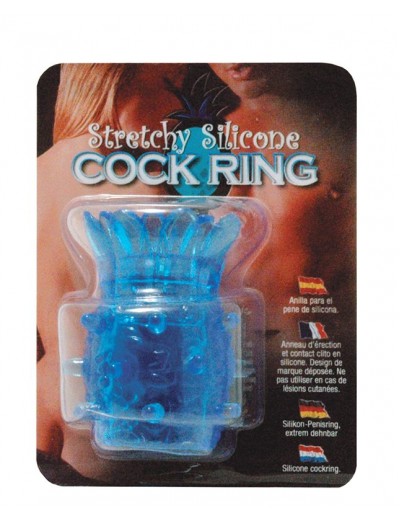 Насадка на пенис в виде распускающегося цветка SILICON TICKLER COCK RING