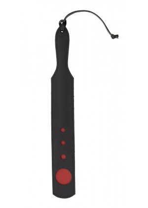 Чёрный пэддл с красным геометрическим узором O-Impression Paddle - 40 см.