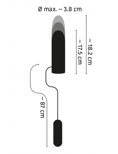 Телесный вибратор-реалистик с функцией толкания Accelerator - 18,2 см.