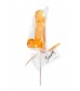 Оранжевый леденец  Пенис Amaretto  со вкусом амаретто