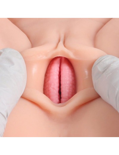 Мастурбатор Victoria с вагиной и анусом без вибрации