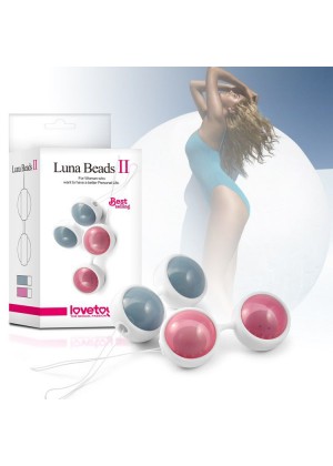 Розовые вагинальные шарики Luna Beards II