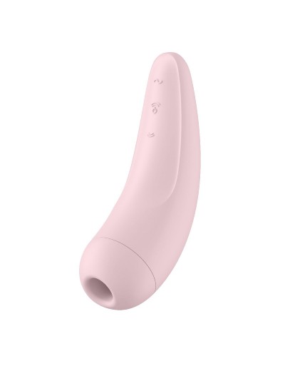 Розовый вакуум-волновой стимулятор Satisfyer Curvy 2+