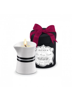 Массажное масло в виде большой свечи Petits Joujoux Romantic Getaway с ароматом имбирного печенья