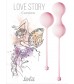 Набор розовых вагинальных шариков Love Story Carmen