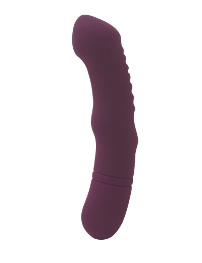 Фиолетовый перезаряжаемый G-вибратор Anfa - 18 см.