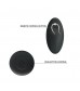 Черная анальная втулка с 12 режимами вибрации Mr Play - 12,4 см.