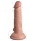 Телесный фаллоимитатор 6  Silicone Dual Density Cock - 17 см.