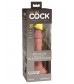 Телесный фаллоимитатор 6  Silicone Dual Density Cock - 17 см.