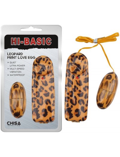 Леопардовое виброяйцо Leopard Print Love Egg