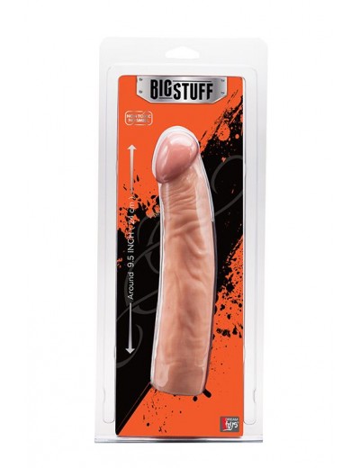 Телесный фаллоимитатор BIGSTUFF DONG 9.5INCH - 24 см.