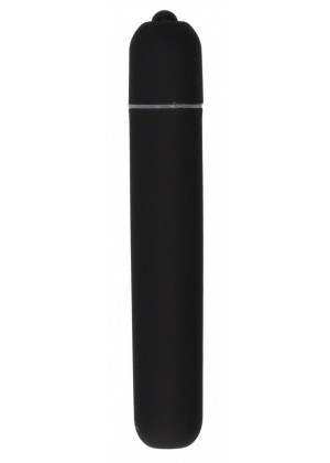 Черная вибропуля Bullet Vibrator Extra Long - 10,5 см.