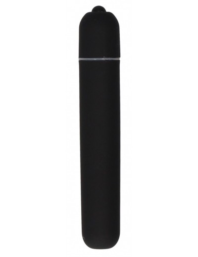 Черная вибропуля Bullet Vibrator Extra Long - 10,5 см.