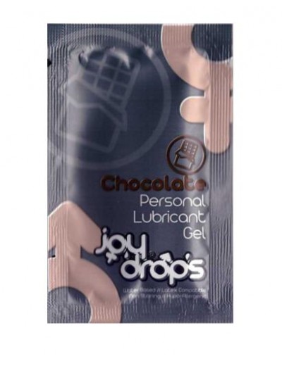 Пробник смазки на водной основе с ароматом шоколада JoyDrops Chocolate - 5 мл.