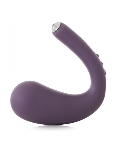 Фиолетовый вибратор Dua G-spot   Clitoral Wearable Vibrator - 17,8 см.