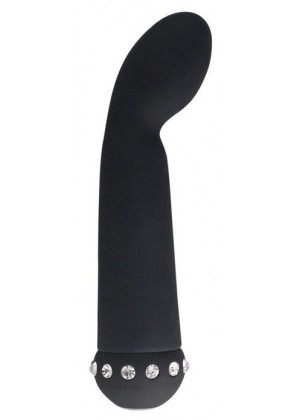 Черный вибратор SPARKLE SUCCUBI  BLISS G VIBE - 14,2 см.