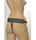 Чёрные трусики с плугом Kanikule Strap-on Harness Anatomic Thong