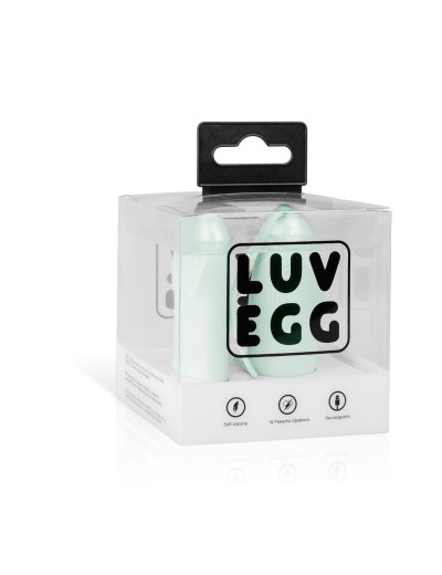 Мятное виброяйцо LUV EGG с пультом ДУ