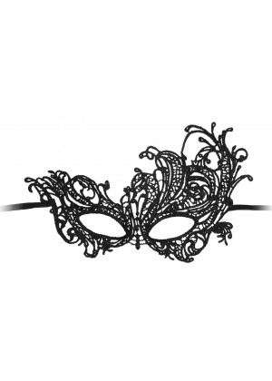 Черная кружевная маска ручной работы Royal Black Lace Mask