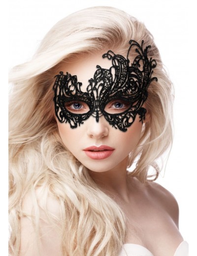 Черная кружевная маска ручной работы Royal Black Lace Mask