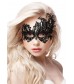 Черная кружевная маска ручной работы Royal Black Lace Mask