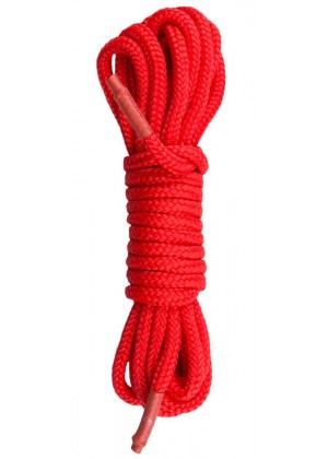 Красная веревка для связывания Nylon Rope - 5 м.