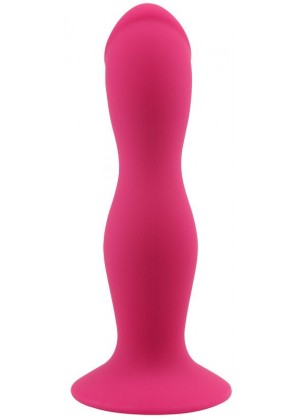 Розовая анальная втулка Rumpy-pumpy - 15 см.