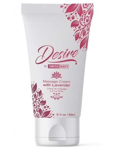 Массажный крем с ароматом лаванды Desire Massage Cream with Lavender - 150 мл.